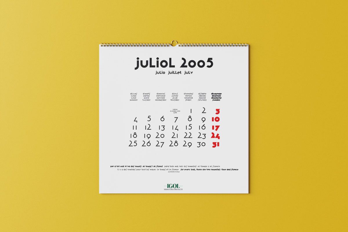 Calendario Igol 2005 (julio)